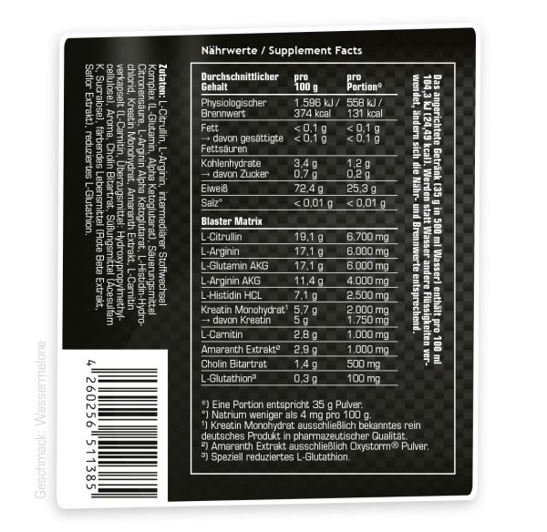 Blaster - SRS Nutrition – Bild 2