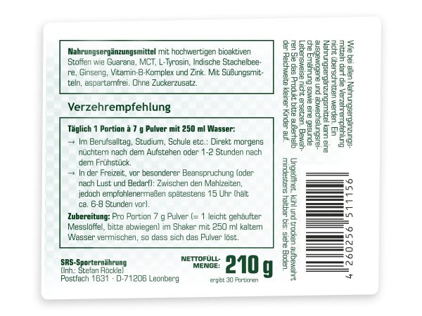 Geistesblitz - SRS Nutrition – Bild 3